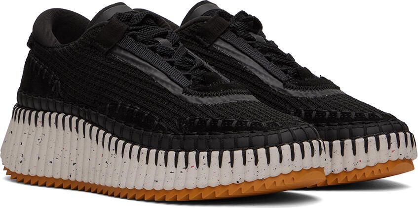 Chloé Black Nama Sneakers - Picture 2