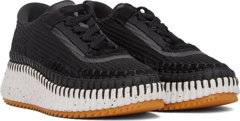 Chloé Black Nama Sneakers - Picture 2