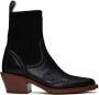 Chloé Black Nellie Ankle Boots - Thumbnail 1