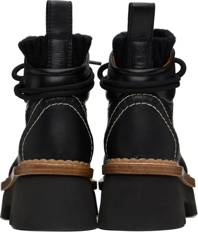 Chloé Black Owena Ankle Boots