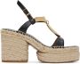 Chloé Black Pema Heeled Sandals - Thumbnail 1