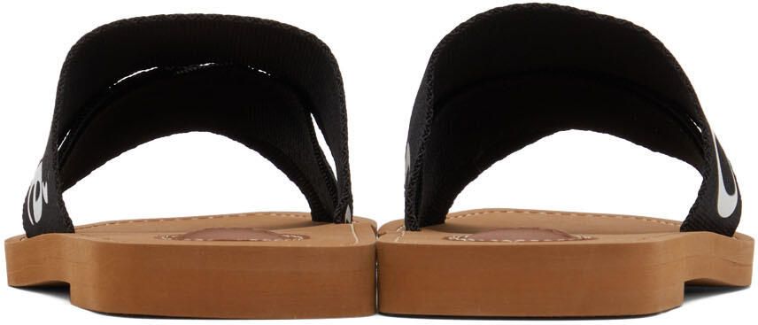 Chloé Black Woody Flat Mules - Picture 2