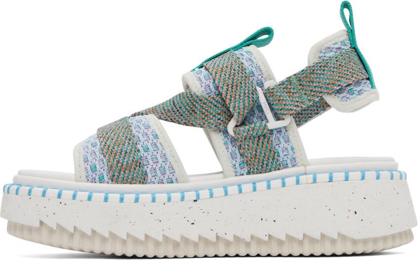 Chloé Blue Lilli Sandals - Picture 3