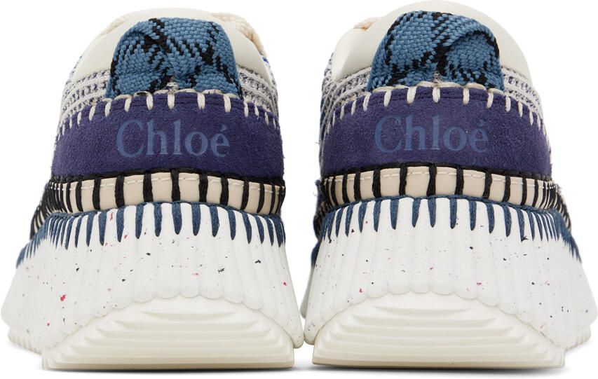 Chloé Blue Nama Sneakers - Picture 1