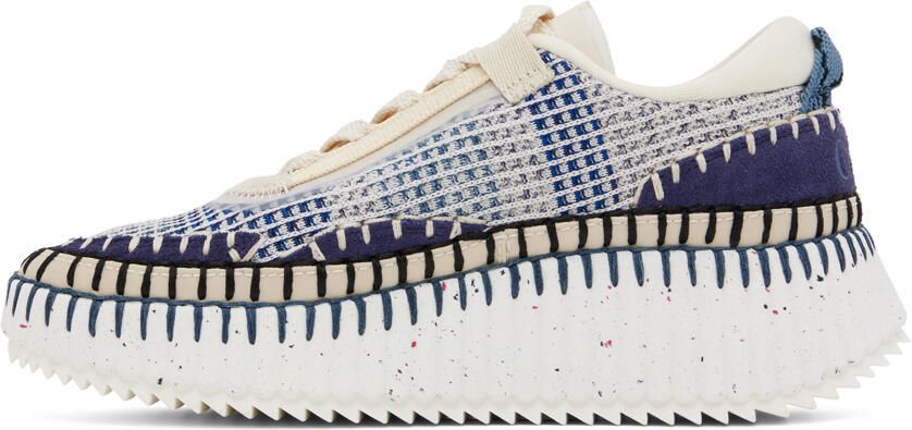 Chloé Blue Nama Sneakers - Picture 3