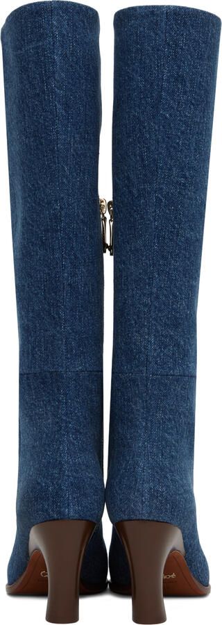 Chloé Blue Oli Boots - Picture 3