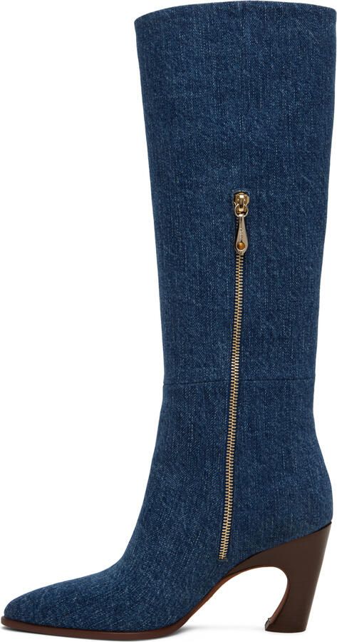 Chloé Blue Oli Boots