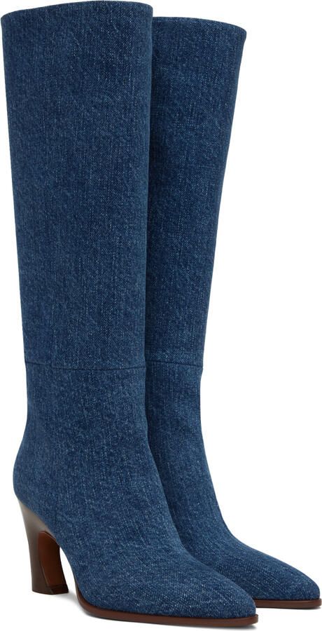 Chloé Blue Oli Boots - Picture 2