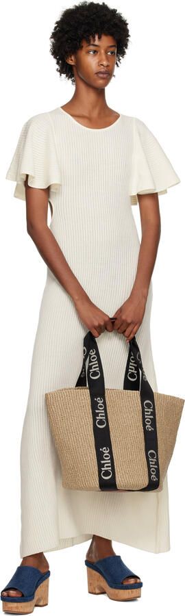 Chloé Blue Oli Platform Heeled Sandals - Picture 4