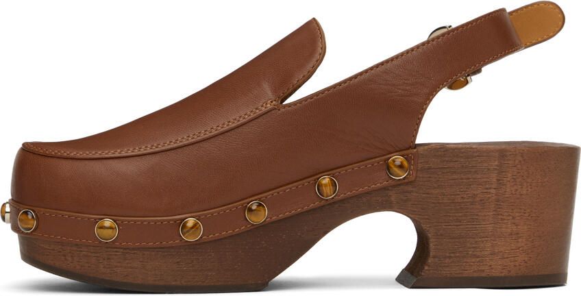 Chloé Brown Aurna Clogs - Picture 3