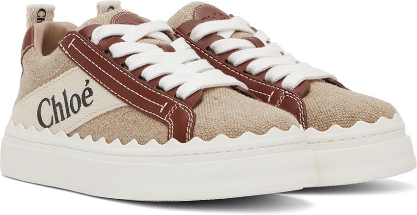 Chloé Brown Lauren Sneakers - Picture 2