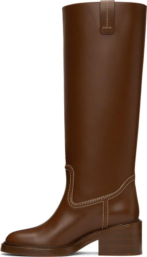 Chloé Brown Mallo Tall Boots