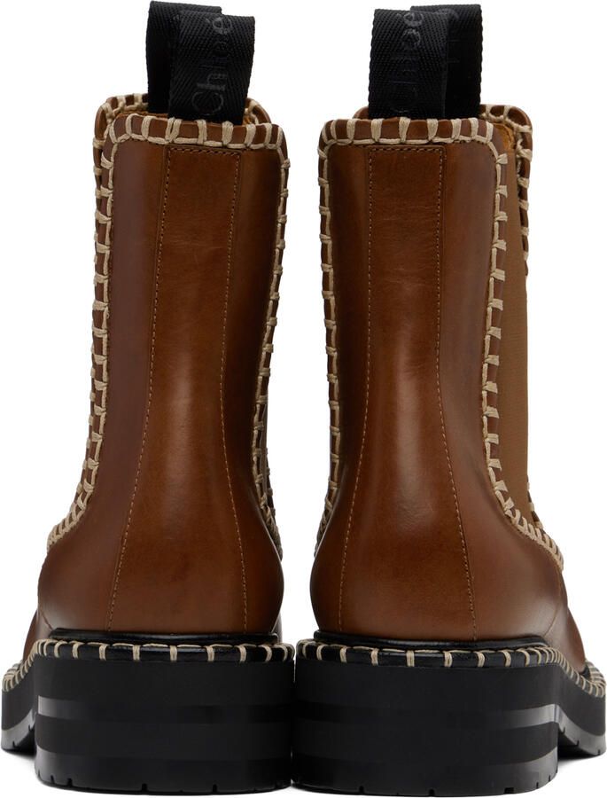 Chloé Brown Noua Chelsea Boots - Picture 3
