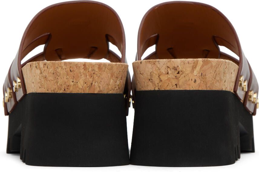 Chloé Brown Owena Platform Sandals