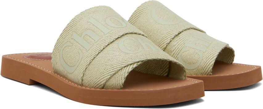 Chloé Green Woody Mules - Picture 2