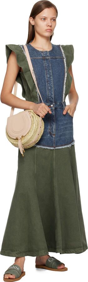 Chloé Green Woody Sandals - Picture 4