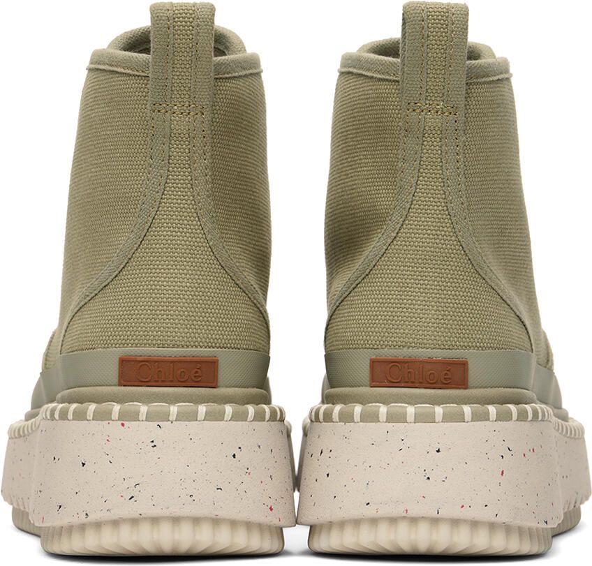 Chloé Khaki Lilli Desert Boots