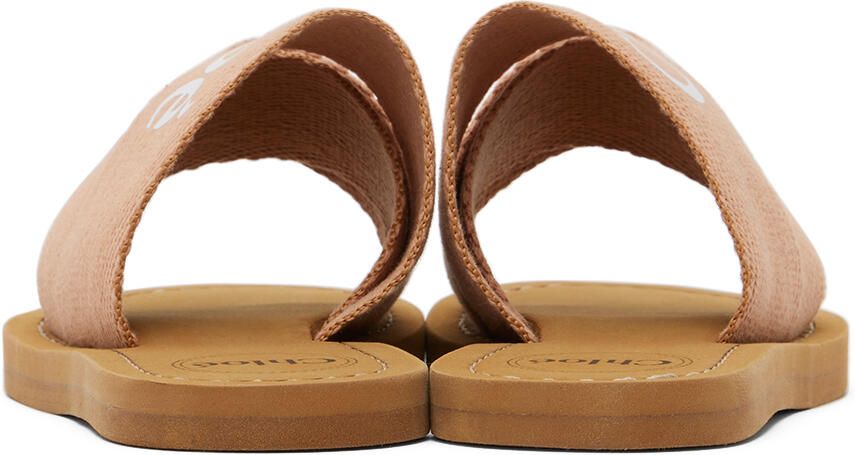 Chloé Kids Brown Woody Sandals