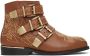 Chloé Kids studded buckled ankle boots Brown - Thumbnail 2