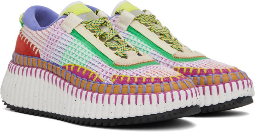 Chloé Multicolor Nama Sneakers - Picture 2