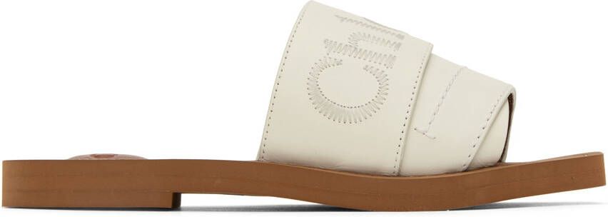 Chloé Off-White Woody Mules