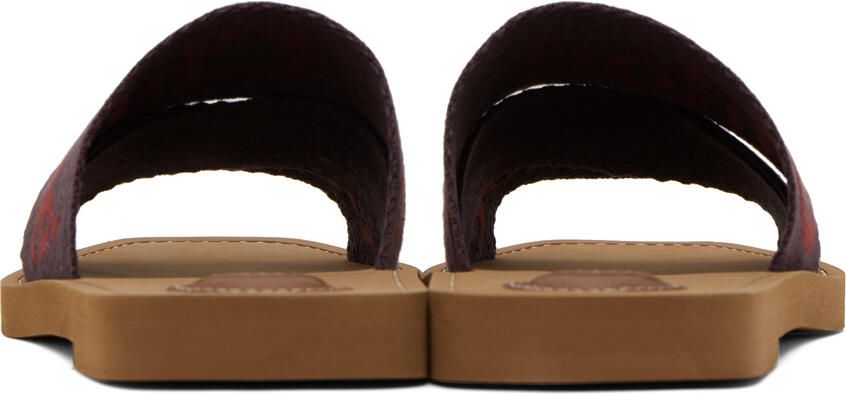 Chloé Purple Woody Sandals