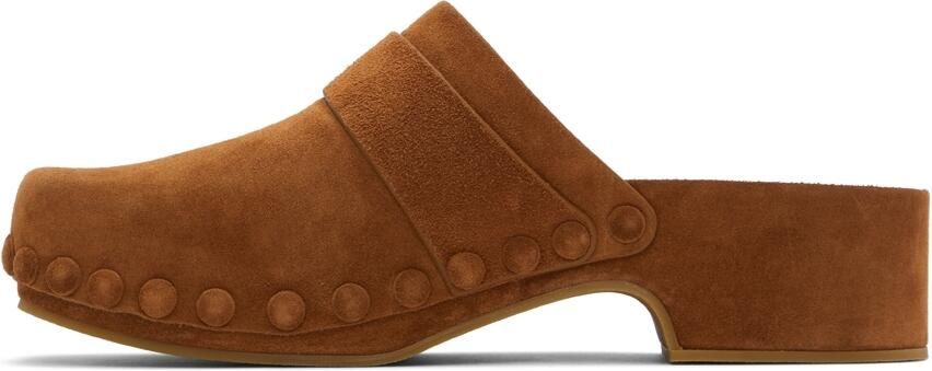 Chloé Tan Joy Clogs - Picture 3
