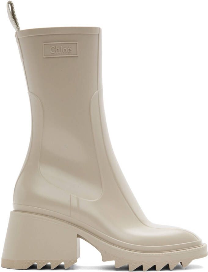 Chloé Taupe Betty Boots