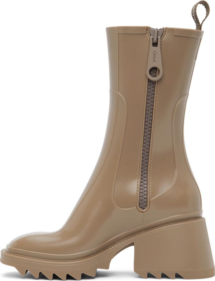 Chloé Taupe Betty Boots - Picture 2