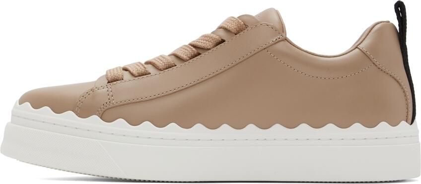 Chloé Taupe Lauren Sneakers - Picture 3