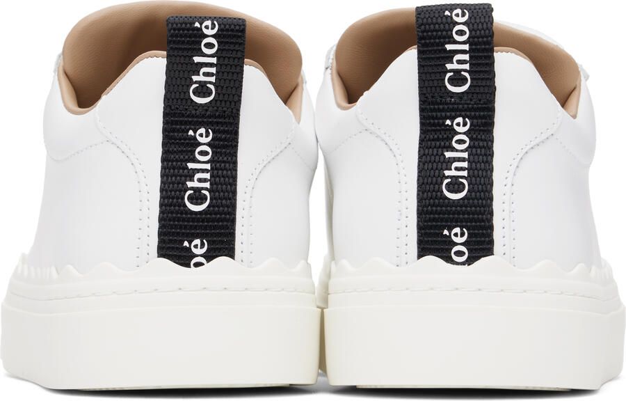 Chloé White Lauren Sneakers - Picture 5
