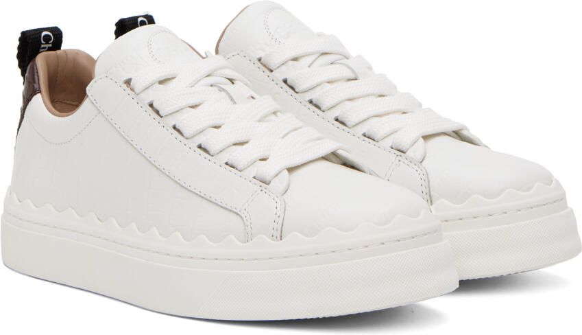 Chloé White Lauren Sneakers - Picture 2