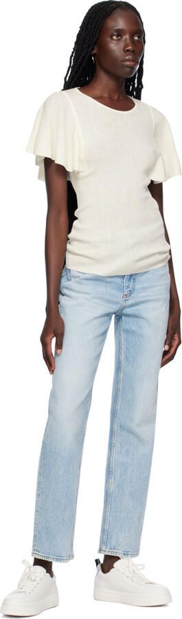 Chloé White Lauren Sneakers - Picture 4