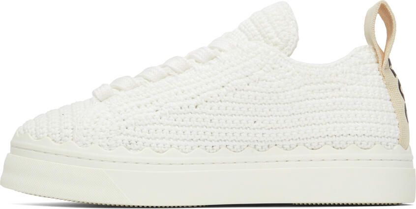 Chloé White Lauren Sneakers - Picture 3