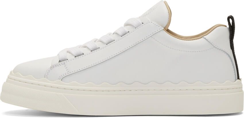 Chloé White Lauren Sneakers - Picture 2