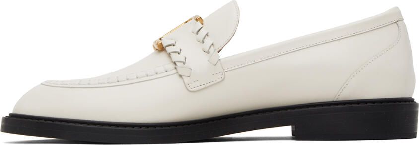 Chloé White Marcie Loafers - Picture 3