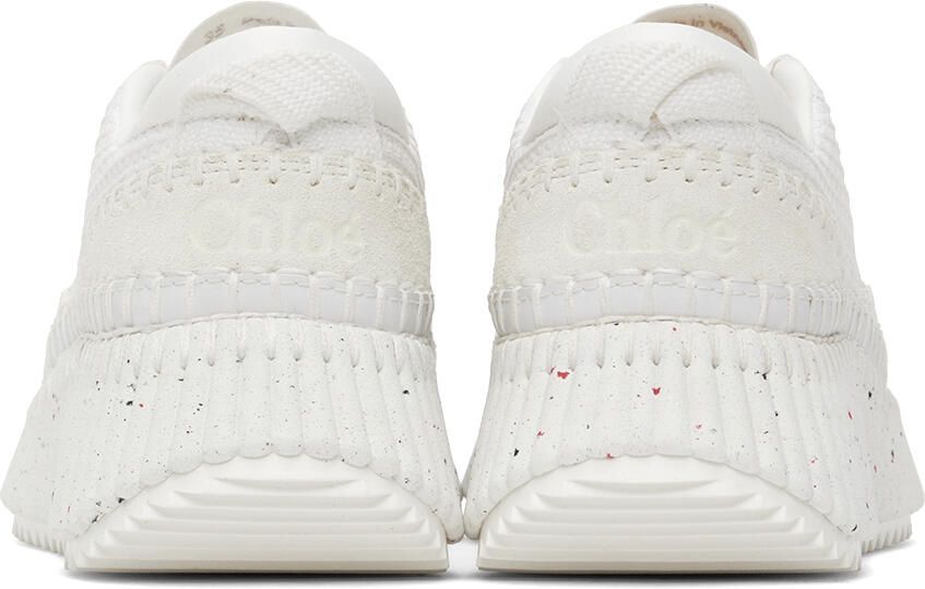 Chloé White Nama Sneakers