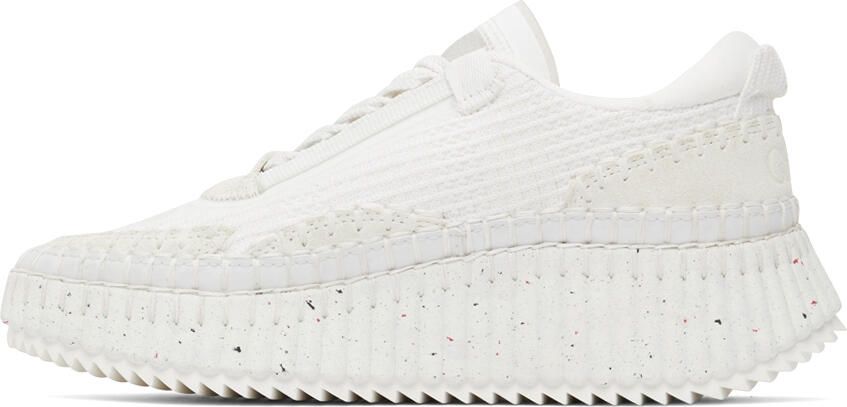 Chloé White Nama Sneakers - Picture 3