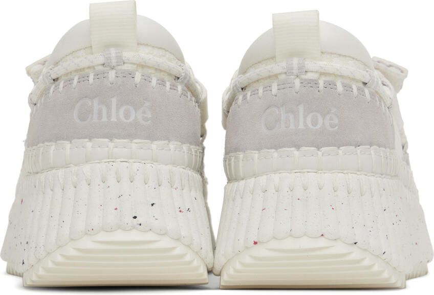 Chloé White Nama Sneakers