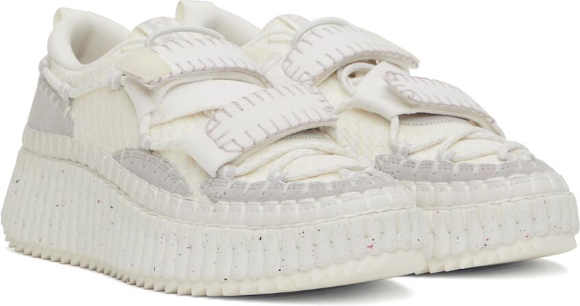 Chloé White Nama Sneakers - Picture 2