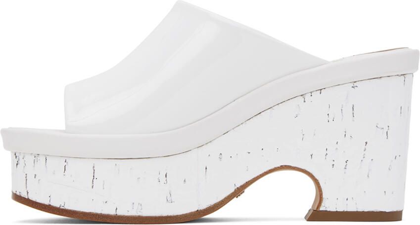 Chloé White Oli Mules - Picture 3