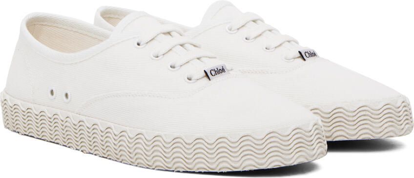 Chloé White Robyn Sneakers - Picture 2