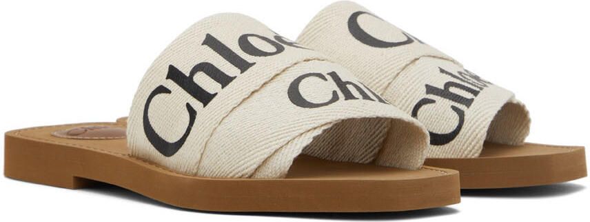 Chloé White Woody Mules - Picture 2
