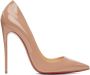 Christian Louboutin Beige Patent So Kate 120 Heels - Thumbnail 1