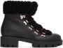Christian Louboutin Black Edelvizer Flat Ankle Boots - Thumbnail 1