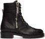 Christian Louboutin Black Leather En Hiver Ankle Boots - Thumbnail 1