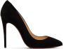 Christian Louboutin Black Suede Pigalle Heels - Thumbnail 1