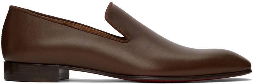 Christian Louboutin Brown Dandelion Loafers - Picture 8