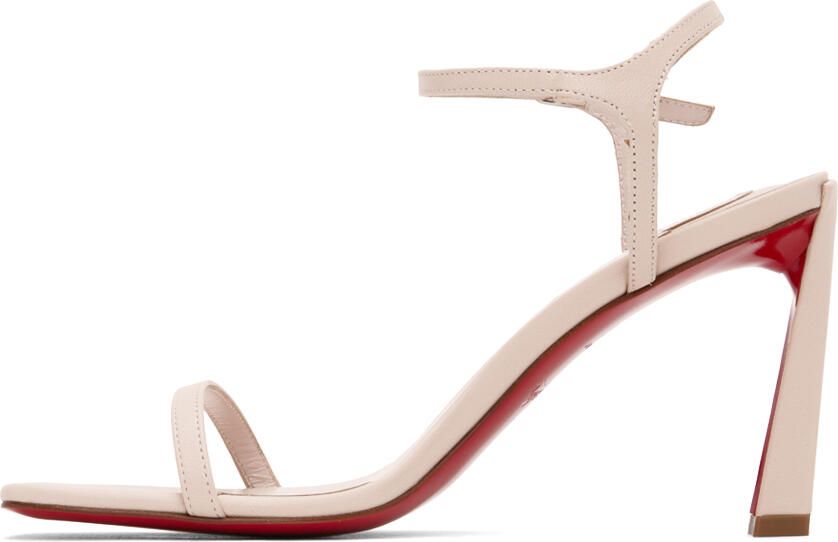 Christian Louboutin Beige Condora 85 Heeled Sandals - Picture 3