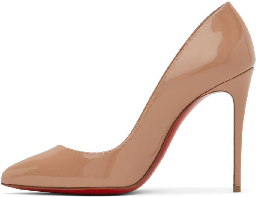 Christian Louboutin Beige Pigalle Follies 100 Heels - Picture 6